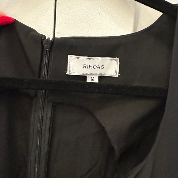 Black Button Down Maxi Dress - Picture 3 of 5